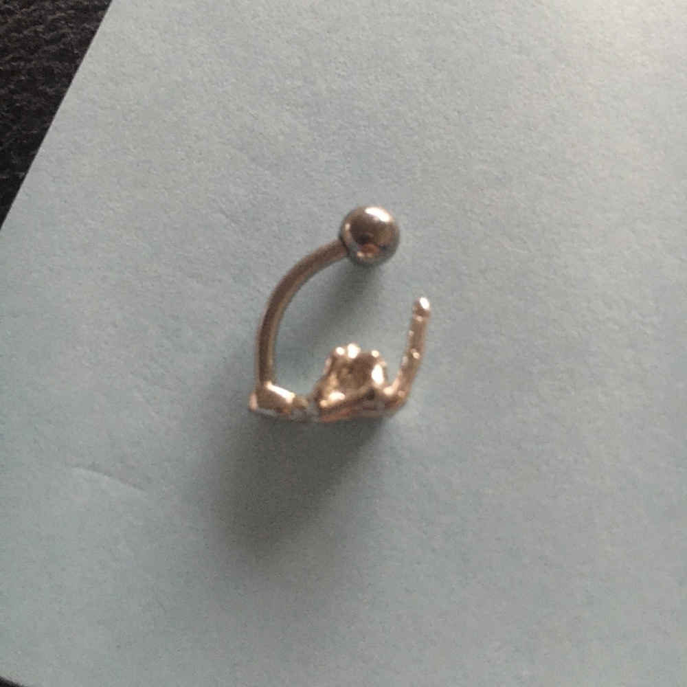 “Fuck you” Belly Ring